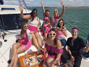 Partying On A Catamaran with Viking Yacht Charters
